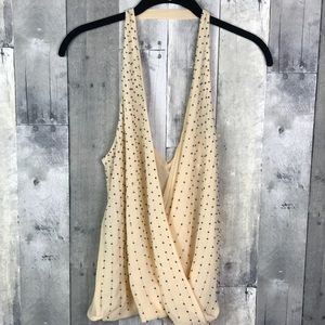BKE boutique embellished tank top